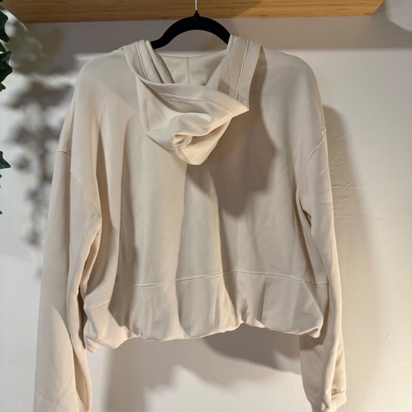 Lululemon Cropped Zip-Up Hoodie Jacket – Cream – Size 8 - Picture 5 of 5
